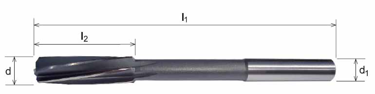 DIN 212-HSS - calisuar para <span>máquinas cabo cilíndrico</span>